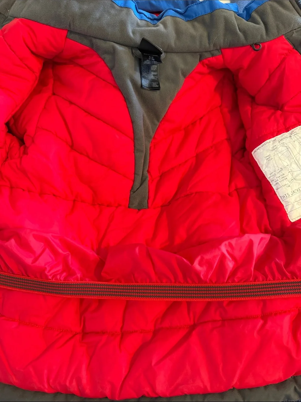 The North Face Blue Gray Hyvent All Weather Winter Jacket
